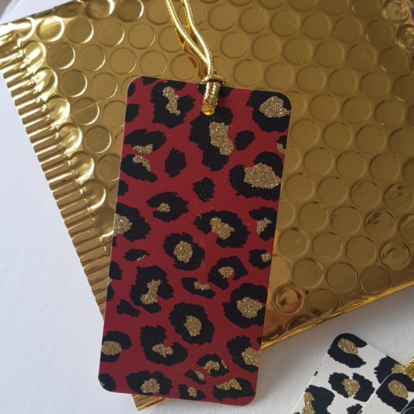 16 Pcs Leopard Gift Tags To: From: (2 Designs) - Picture 3 of 9